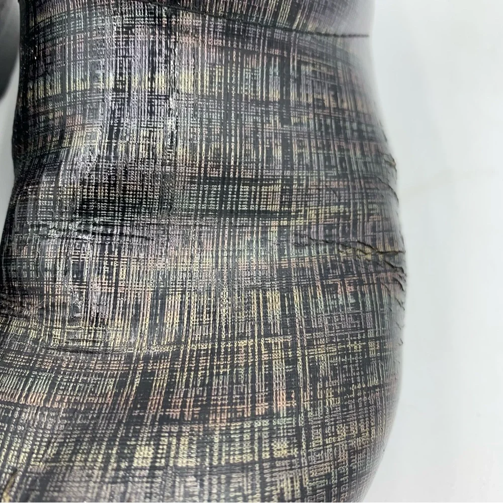 Dansko Clogs Women 7.5-8‎ EU 38 Black Linen Patent Leather Nursing Iridescent - Picture 5 of 11